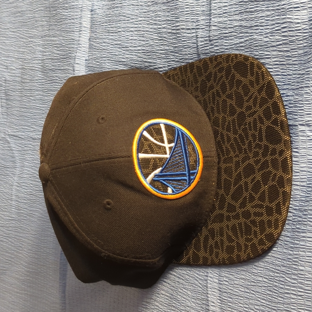 Golden State Warriors Mitchell & Ness Snap Back Hat in Black